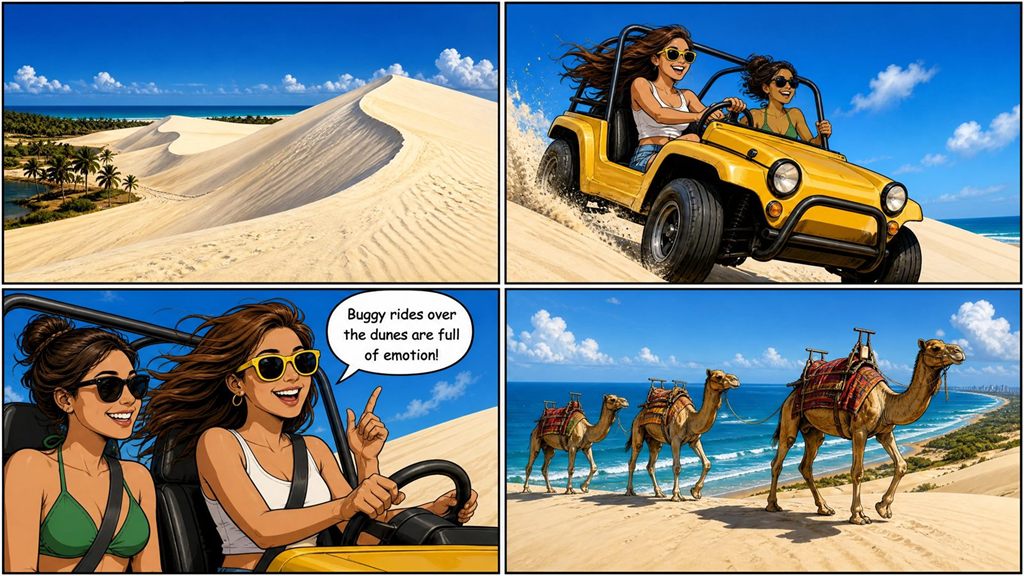 Tirinha da missão Natal Adventure, em Natal, RN